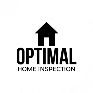 Optimal Home Inspection - White Logo